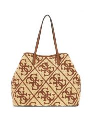 Guess Torebka 182924 Brązowy. Brązowe torebki do ręki damskie Guess, z aplikacjami, bez dodatków. Za 674.99 zł.