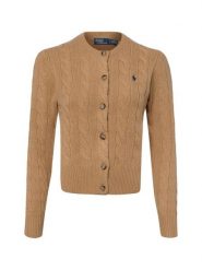 Polo Ralph Lauren Kardigan z zawartością kaszmiru Kobiety Kaszmir beżowy, L. Brązowe kardigany damskie Polo Ralph Lauren, l, bez wzorów, z kaszmiru. Za 1,199.95 zł.