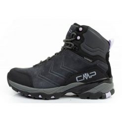 Buty trekkingowe CMP Melnick 3Q18586 81UP szare. Szare obuwie sportowe damskie bez wzorów, ze skóry. Za 693.99 zł.