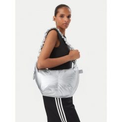 Torebka adidas. Szare torebki do ręki damskie Adidas, bez wzorów, klasyczne, bez dodatków. Za 149.99 zł.