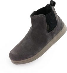 Buty męskie Woz David 274 Asfalt Szary. Szare eleganckie półbuty Erima, z gumy, eleganckie, bez zapięcia. Za 212.99 zł.