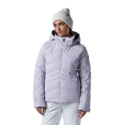 Damska kurtka narciarska Rossignol Staci NF. Fioletowe kurtki snowboardowe damskie Rossignol, bez wzorów, bez kaptura, narciarskie. Za 1,305.50 zł.