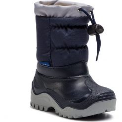 Kozaki MUFLON 22-478CH. Niebieskie buty zimowe chłopięce Muflon, bez wzorów, z materiału, bez zapięcia. Za 89.99 zł.
