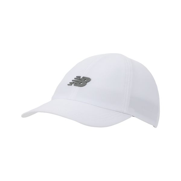 Czapka damska New Balance LAH51007WT – biała. Białe czapki i kapelusze damskie New Balance, bez wzorów, z materiału, sportowe. Za 119.99 zł.
