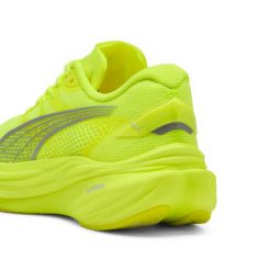 Damskie buty do biegania Deviate NITRO™ 3 PUMA Yellow Alert Silver Metallic. Szare obuwie sportowe damskie Puma, bez wzorów, do biegania. Za 457.99 zł.