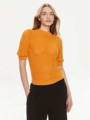 Morgan Sweter 231-MOUSSA Pomarańczowy Regular Fit. Brązowe swetry damskie Morgan, l, bez wzorów, z syntetyku, bez kołnierzyka, bez ramiączek, bez kaptura. Za 169.99 zł.