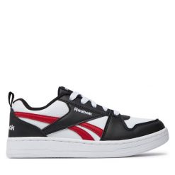 Sneakersy Reebok. Czarne trampki i tenisówki chłopięce Reebok, bez wzorów, bez zapięcia. Za 129.99 zł.