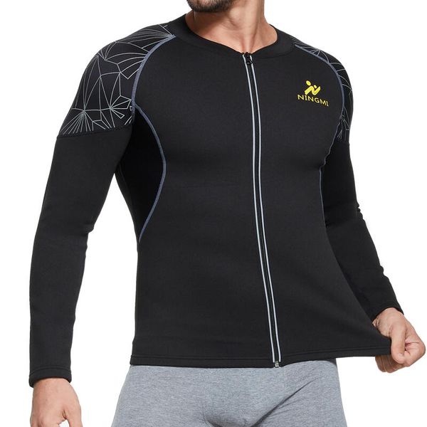 Koszulka neoprenowa wyszczuplająca męska. Czarne koszulki sportowe męskie SLIMBODY, m, bez wzorów, z neoprenu, bez kołnierzyka, bez ramiączek, na fitness i siłownię. W wyprzedaży za 199.00 zł.