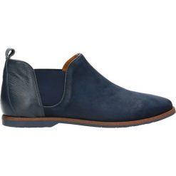Sztyblety CROSS. Niebieskie botki męskie Gino Rossi, z materiału. W wyprzedaży za 329.90 zł.