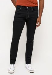 MUSTANG FRISCO SKINNY MĘSKIE SPODNIE JEANSOWE DENIM BLACK 1014584 4000 906. Czarne spodnie materiałowe męskie Mustang, l, bez wzorów, z denimu. Za 229.99 zł.
