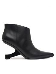United Nude Botki Eamz Yoyo 110260116 Czarny. Czarne botki damskie United Nude, ze skóry, bez obcasa, na słupku, bez zapięcia. Za 1,689.00 zł.