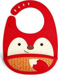 Skip Hop Śliniak silikonowy Zoo Lis Skip Hop. Śliniaki dla dzieci Skip Hop, bez wzorów. Za 64.93 zł.