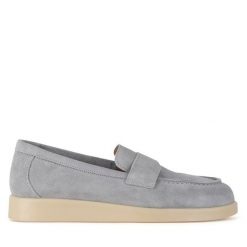 Mokasyny GINO ROSSI. Szare mokasyny damskie Gino Rossi. Za 279.99 zł.