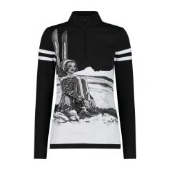 Sweter damski CMP. Białe swetry damskie CMP, l, bez wzorów, z materiału, biznesowe, bez kołnierzyka, bez ramiączek, długie, bez kaptura. Za 506.05 zł.