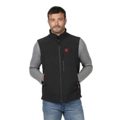 Męska kamizelka EVO Odporna na wiatr, hydrofobowa i wodoodporna. Czarne bluzy męskie G-HEAT, na zimę, m, bez wzorów, bez kaptura. Za 736.96 zł.