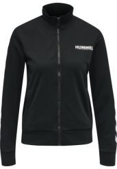 Damska bluza dresowa zapinana na zamek Hummel Legacy. Czarne bluzy damskie Hummel, na jesień, s, bez wzorów, z dresówki, bez kaptura. Za 269.50 zł.