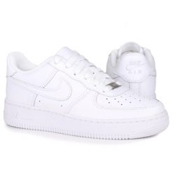 Buty damskie sportowe Nike AIR FORCE. Białe obuwie sportowe damskie Nike, bez wzorów, trekkingowe, Nike Air Force. Za 419.00 zł.