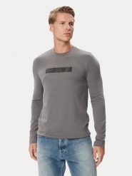EA7 Emporio Armani Longsleeve 7M002417 AF10373 M8011 Czarny Slim Fit. Czarne bluzki z długim rękawem męskie EA7 Emporio Armani, l, bez wzorów, z bawełny, bez kołnierzyka. Za 309.99 zł.