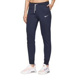 Spodnie Do Biegania Park 20 Fleece Dla Kobiet. Niebieskie spodnie materiałowe damskie Nike, xl, bez wzorów, z bawełny, z standardowym stanem. Za 320.99 zł.