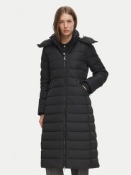 Tommy Hilfiger Kurtka puchowa WW0WW52290 Czarny Regular Fit. Czarne kurtki damskie Tommy Hilfiger, s, bez wzorów, z puchu, bez kaptura. Za 1,599.00 zł.