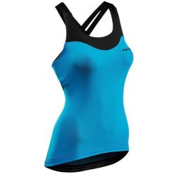 Damski tank top Northwave Muse. Niebieskie koszulki sportowe damskie Northwave, bez wzorów, bez kołnierzyka, bez ramiączek, rowerowe. Za 328.50 zł.