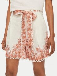 TWINSET Szorty materiałowe 241TT2403 Écru Loose Fit. Szorty damskie Twinset, bez wzorów, ze lnu. Za 1,739.00 zł.