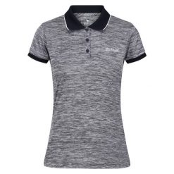 Damska Koszulka Polo Remex II. Niebieskie koszulki sportowe damskie Regatta, bez wzorów, bez kołnierzyka, bez ramiączek, na golfa. Za 54.99 zł.