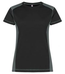 Clique Ambition-T Women T-shirt kontrastowy Pistol. Szare t-shirty damskie CLIQUE, xs, bez wzorów, z bawełny, bez kołnierzyka. Za 141.50 zł.