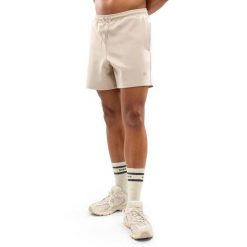 Męskie bawełniane szorty treningowe Fitness Siroko Titan Sand. Brązowe krótkie spodenki sportowe męskie SIROKO, m, bez wzorów, z bawełny, na fitness i siłownię. Za 147.00 zł.