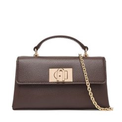 Torebka Furla. Brązowe torebki do ręki damskie Furla, bez wzorów, bez dodatków. Za 1,099.00 zł.