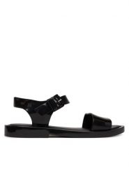 Melissa Sandały Mar Sandal II Ad 33815 Czarny. Czarne sandały damskie Melissa, bez wzorów, z tworzywa sztucznego, bez obcasa, na płaskiej podeszwie, bez zapięcia. Za 290.99 zł.