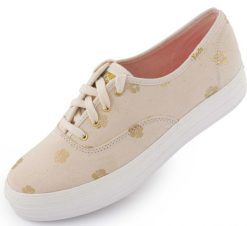 Buty damskie Keds Wms Triple Kick Hibiscus Natural Beige. Brązowe obuwie sportowe damskie KED, bez wzorów, z gumy. Za 211.99 zł.