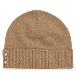 Czapka LAUREN RALPH LAUREN. Brązowe czapki i kapelusze damskie Lauren Ralph Lauren, na zimę, bez wzorów. Za 379.99 zł.