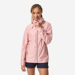 Kurtka żeglarska damska Decathlon Sailing 100. Czerwone kurtki damskie Decathlon, s, bez wzorów, z materiału, bez kaptura, żeglarskie. Za 129.99 zł.