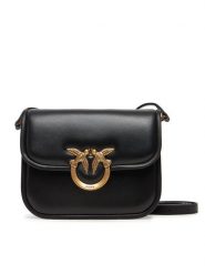 PINKO Torebka Love Box Bag Fl Mini 104297 A26L Czarny. Czarne listonoszki damskie Pinko, bez wzorów, ze skóry, bez dodatków. Za 1,509.00 zł.