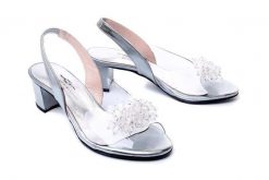 BRENDA ZARO T4023A mercuri, sandały damskie. Szare sandały damskie Brenda Zaro, bez wzorów, z gumy, bez obcasa, na obcasie, bez zapięcia. Za 249.95 zł.