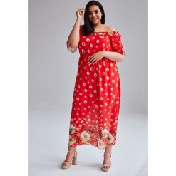Szyfonowa sukienka Alma MAXI duże rozmiary OVERSIZE PLUS SIZE. Sukienki dla dziewczynek marki Moda Size Plus Iwanek. Za 269.00 zł.