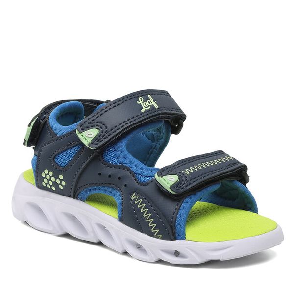 Sandały Leaf. Niebieskie sandały chłopięce Leaf, bez zapięcia. Za 149.99 zł.