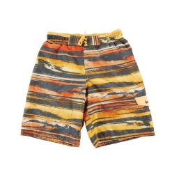 Second life - Męskie pomarańczowe szorty kąpielowe - Jak nowy. Brązowe krótkie spodenki sportowe męskie Nike, m, bez wzorów. Za 106.46 zł.