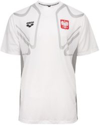 Arena ARENA KOSZULKA KADROWA POLISH TECH S/S TEE 002099100 XS. Bluzy męskie Arena, m, bez wzorów, bez kaptura. Za 107.79 zł.