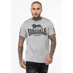 Koszulka Lonsdale Stour. Czarne koszulki sportowe męskie Lonsdale, bez wzorów, bez kołnierzyka, bez ramiączek, na fitness i siłownię. Za 136.50 zł.
