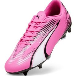 Puma Ultra Play MXSG męskie buty piłkarskie, różowe, roz. 40. Czerwone buty sportowe męskie Puma, przed kostkę, bez zapięcia, do piłki nożnej. Za 286.99 zł.