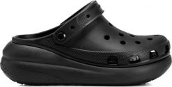 Crocs Klapki Crocs Classic Crush Clog 207521-001. Klapki damskie Crocs, bez wzorów, sportowe, bez obcasa. Za 270.43 zł.