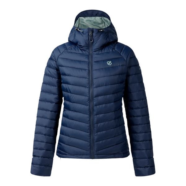 Kurtka Damska Air Lite Baffled Jacket. Niebieskie kurtki damskie Dare 2b, xl, bez wzorów, z materiału, z kapturem. Za 376.99 zł.