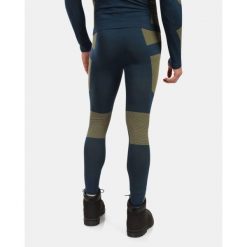 Legginsy termoaktywne męskie Kilpi NIEL-M. Niebieskie legginsy sportowe męskie Kilpi, m, bez wzorów, narciarskie. Za 138.03 zł.