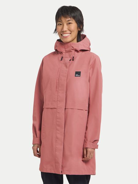Jack Wolfskin Parka Terraview 2l A63830 Różowy Regular Fit. Czerwone kurtki sportowe damskie Jack Wolfskin, l, bez wzorów, z syntetyku, bez kaptura, outdoorowe. Za 549.99 zł.