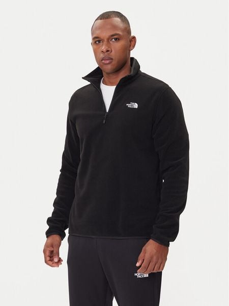 The North Face Polar Glacier NF0A8D0Q Czarny Regular Fit. Czarne bluzy męskie The North Face, m, bez wzorów, z polaru, bez kaptura. Za 239.99 zł.