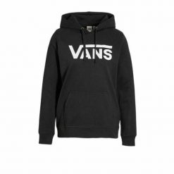 Bluza z kapturem Damska Vans Logo Hoo-B Czarny. Czarne bluzy damskie Vans, m, bez wzorów, z bawełny, z kapturem. Za 330.15 zł.