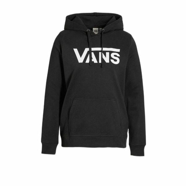 Bluza z kapturem Damska Vans Logo Hoo-B Czarny. Czarne bluzy damskie Vans, m, bez wzorów, z bawełny, z kapturem. Za 288.55 zł.