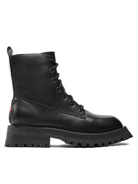 DKNY Trapery Farren K2438890 Czarny. Czarne śniegowce i trapery damskie DKNY, ze skóry. Za 1,169.00 zł.